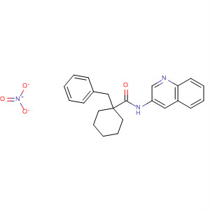 645408-04-4  Cyclohexanecarboxamide, 1-(phenylmethyl)-N-3-quinolinyl-,mononitrate