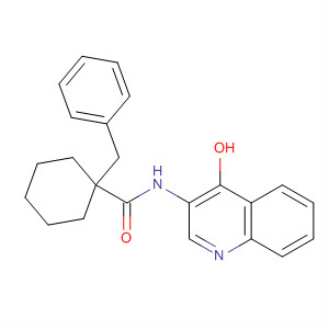 645408-30-6  Cyclohexanecarboxamide, N-(4-hydroxy-3-quinolinyl)-1-(phenylmethyl)-