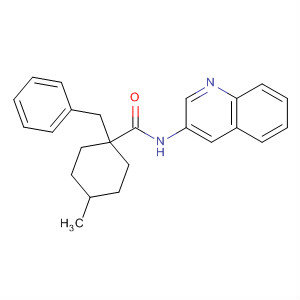 645408-37-3  Cyclohexanecarboxamide, 4-methyl-1-(phenylmethyl)-N-3-quinolinyl-