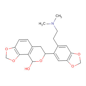 64550-61-4  7H-1,3-Dioxolo[4,5-h][2]benzopyran-9-ol,7-[6-[2-(dimethylamino)ethyl]-1,3-benzodioxol-5-yl]-6,9-dihydro-