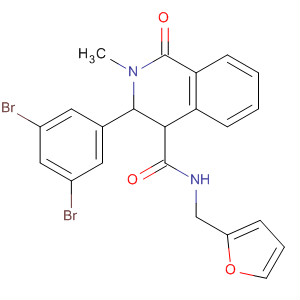 646028-67-3  4-Isoquinolinecarboxamide,3-(3,5-dibromophenyl)-N-(2-furanylmethyl)-1,2,3,4-tetrahydro-2-methyl-1-oxo-