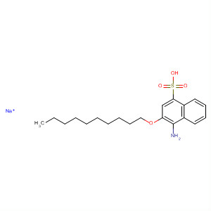 646029-80-3  1-Naphthalenesulfonic acid, 4-amino-3-(decyloxy)-, monosodium salt