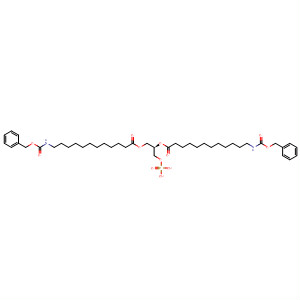 646030-46-8  15,18-Dioxa-2,31-diazadotriacontanedioic acid,14,19-dioxo-16-[(phosphonooxy)methyl]-, 1,32-bis(phenylmethyl) ester,(16R)-