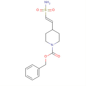 646038-83-7  1-Piperidinecarboxylic acid, 4-[(1E)-2-(aminosulfonyl)ethenyl]-,phenylmethyl ester