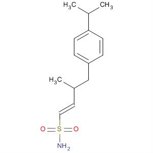 646038-91-7  1-Butene-1-sulfonamide, 3-methyl-4-[4-(1-methylethyl)phenyl]-, (1E)-