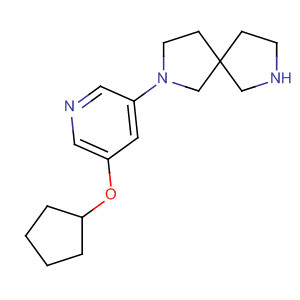 646056-53-3  2,7-Diazaspiro[4.4]nonane, 2-[5-(cyclopentyloxy)-3-pyridinyl]-