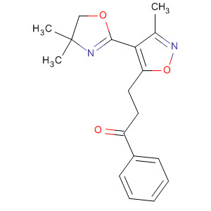 646066-66-2  1-Propanone,3-[4-(4,5-dihydro-4,4-dimethyl-2-oxazolyl)-3-methyl-5-isoxazolyl]-1-phenyl-