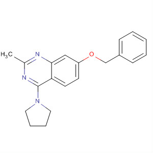646450-52-4  Quinazoline, 2-methyl-7-(phenylmethoxy)-4-(1-pyrrolidinyl)-