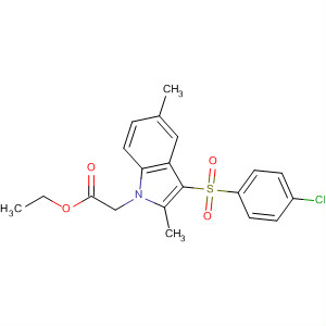 646514-30-9  1H-Indole-1-acetic acid, 3-[(4-chlorophenyl)sulfonyl]-2,5-dimethyl-, ethylester
