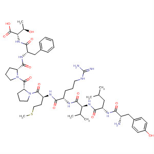 646514-90-1  L-Threonine,L-tyrosyl-L-leucyl-L-valyl-L-arginyl-L-methionyl-L-prolyl-L-prolyl-L-phenylalanyl-