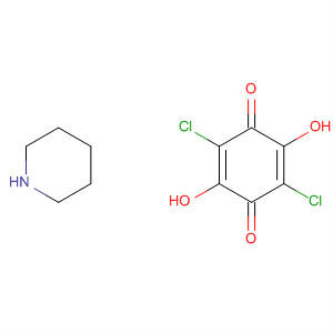 646516-99-6  2,5-Cyclohexadiene-1,4-dione, 2,5-dichloro-3,6-dihydroxy-, compd.with piperidine (1:1)