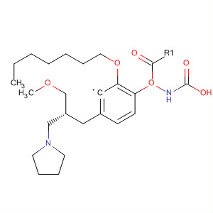 646518-59-4  Carbamic acid, [2-(heptyloxy)phenyl]-,(2R)-2-(methoxymethyl)-3-(1-pyrrolidinyl)propyl ester