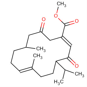 646519-57-5  1,7-Cyclotetradecadiene-1-carboxylic acid,7,11-dimethyl-4-(1-methylethyl)-3,13-dioxo-, methyl ester,(1E,4S,7E,11S)- 646519-57-5  1,7-Cyclotetradecadiene-1-carboxylic acid,7,11-dimethyl-4-(1-methylethyl)-3,13-dioxo-, methyl ester,(1E,4S,7E,11S)-