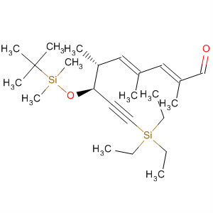 646520-45-8  2,4-Nonadien-8-ynal,7-[[(1,1-dimethylethyl)dimethylsilyl]oxy]-2,4,6-trimethyl-9-(triethylsilyl)-,(2E,4E,6R,7S)-