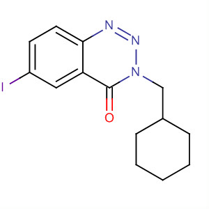 646524-97-2  1,2,3-Benzotriazin-4(3H)-one, 3-(cyclohexylmethyl)-6-iodo-