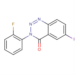 646525-00-0  1,2,3-Benzotriazin-4(3H)-one, 3-(2-fluorophenyl)-6-iodo-