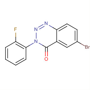 646525-18-0  1,2,3-Benzotriazin-4(3H)-one, 6-bromo-3-(2-fluorophenyl)-
