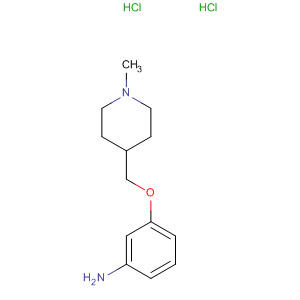 646528-32-7  Benzenamine, 3-[(1-methyl-4-piperidinyl)methoxy]-, dihydrochloride