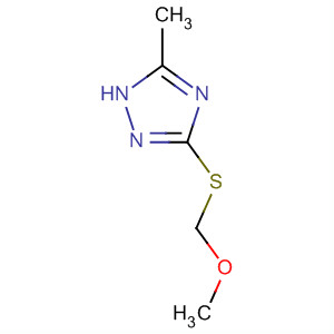 646534-22-7  1H-1,2,4-Triazole, 3-[(methoxymethyl)thio]-5-methyl-