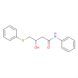 64005-77-2  Butanamide, 3-hydroxy-N-phenyl-4-(phenylthio)-