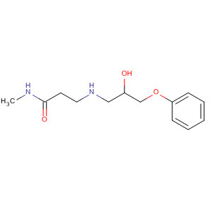 64018-02-6  Propanamide, 3-[(2-hydroxy-3-phenoxypropyl)amino]-N-methyl-