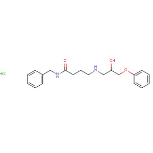 64018-07-1  Butanamide, 4-[(2-hydroxy-3-phenoxypropyl)amino]-N-(phenylmethyl)-,monohydrochloride