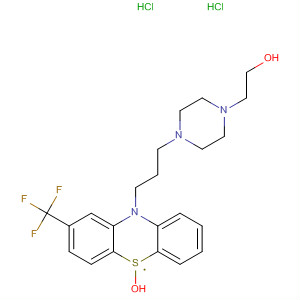 64029-74-9  5l4-Phenothiazin-5-yl,5,10-dihydro-5-hydroxy-10-[3-[4-(2-hydroxyethyl)-1-piperazinyl]propyl]-2-(trifluoromethyl)-, dihydrochloride