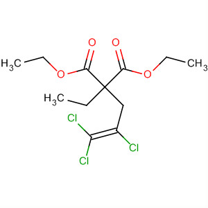 64030-22-4  Propanedioic acid, ethyl(2,3,3-trichloro-2-propenyl)-, diethyl ester
