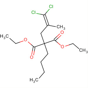 64030-25-7  Propanedioic acid, butyl(3,3-dichloro-2-methyl-2-propenyl)-, diethylester