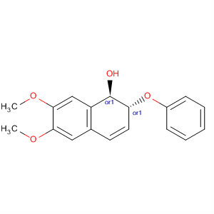 640731-78-8  1-Naphthalenol, 1,2-dihydro-6,7-dimethoxy-2-phenoxy-, (1R,2R)-rel-
