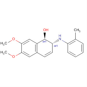 640731-84-6  1-Naphthalenol, 1,2-dihydro-6,7-dimethoxy-2-(methylphenylamino)-,(1R,2R)-rel-