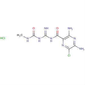 64077-44-7  Pyrazinecarboxamide,3,5-diamino-6-chloro-N-[imino[[(methylamino)carbonyl]amino]methyl]-,monohydrochloride