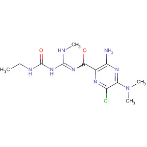 64077-60-7  Pyrazinecarboxamide,3-amino-6-chloro-5-(dimethylamino)-N-[[[(ethylamino)carbonyl]amino](methylamino)methylene]-