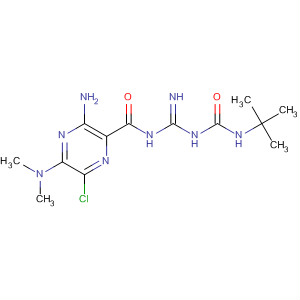 64077-65-2  Pyrazinecarboxamide,3-amino-6-chloro-5-(dimethylamino)-N-[[[[(1,1-dimethylethyl)amino]carbonyl]amino]iminomethyl]-