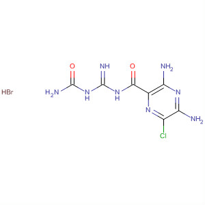 64077-74-3  Pyrazinecarboxamide,3,5-diamino-N-[[(aminocarbonyl)amino]iminomethyl]-6-chloro-,monohydrobromide