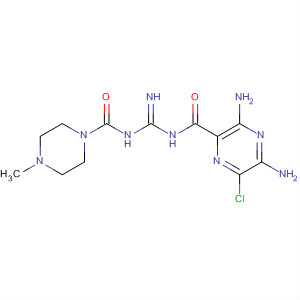 64077-77-6  Pyrazinecarboxamide,3,5-diamino-6-chloro-N-[imino[[(4-methyl-1-piperazinyl)carbonyl]amino]methyl]-