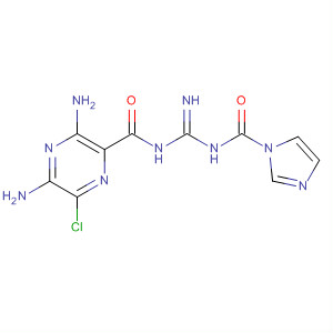 64077-81-2  Pyrazinecarboxamide,3,5-diamino-6-chloro-N-[[(1H-imidazol-1-ylcarbonyl)amino]iminomethyl]-