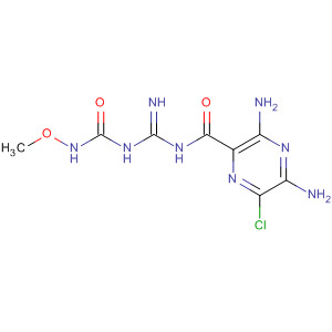 64077-92-5  Pyrazinecarboxamide,3,5-diamino-6-chloro-N-[imino[[(methoxyamino)carbonyl]amino]methyl]-