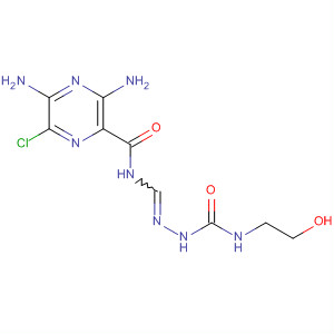 64078-00-8  Pyrazinecarboxamide,3,5-diamino-6-chloro-N-[[[[(2-hydroxyethyl)amino]carbonyl]amino]iminomethyl]-