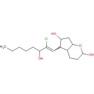 64087-83-8  Cyclopenta[b]pyran-2,6-diol, 5-(2-chloro-3-hydroxy-1-octenyl)octahydro-