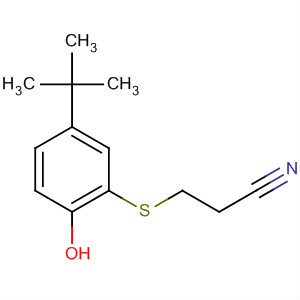 64097-01-4  Propanenitrile, 3-[[5-(1,1-dimethylethyl)-2-hydroxyphenyl]thio]-