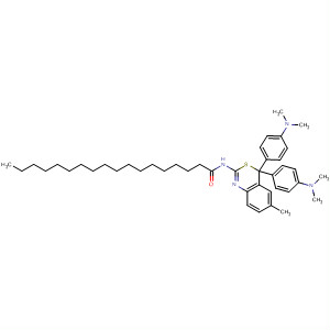 64102-74-5  Octadecanamide,N-[4,4-bis[4-(dimethylamino)phenyl]-6-methyl-4H-3,1-benzothiazin-2-yl]-