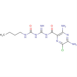 64102-98-3  Pyrazinecarboxamide,3,5-diamino-N-[[[(butylamino)carbonyl]amino]iminomethyl]-6-chloro-