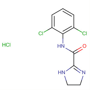 64124-49-8  1H-Imidazole-2-carboxamide, N-(2,6-dichlorophenyl)-4,5-dihydro-,monohydrochloride