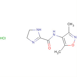 64124-53-4  1H-Imidazole-2-carboxamide,N-(3,5-dimethyl-4-isoxazolyl)-4,5-dihydro-, monohydrochloride