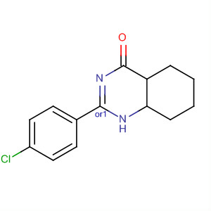 64127-74-8  4(1H)-Quinazolinone, 2-(4-chlorophenyl)-4a,5,6,7,8,8a-hexahydro-, cis-