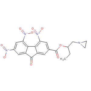 64129-12-0  9H-Fluorene-2-carboxylic acid, 4,5,7-trinitro-9-oxo-,1-(1-aziridinylmethyl)propyl ester