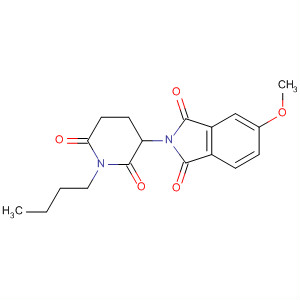 64139-07-7  1H-Isoindole-1,3(2H)-dione,2-(1-butyl-2,6-dioxo-3-piperidinyl)-5-methoxy-