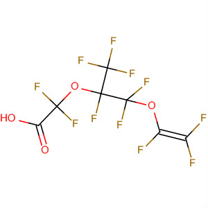 64139-68-0  Acetic acid,[1-[difluoro[(trifluoroethenyl)oxy]methyl]-1,2,2,2-tetrafluoroethoxy]difluoro-