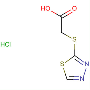 64145-05-7  Acetic acid, (1,3,4-thiadiazol-2-ylthio)-, monohydrochloride